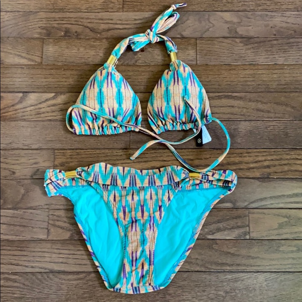 Vix Aztec Print strong bikini, size small